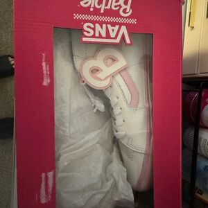 Vans White and Pink Sneakers-Barbie